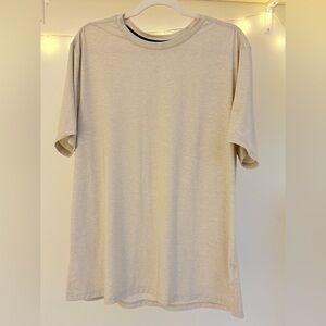 🌾 VRST‎ Tan Crew Neck Workout  T-Shirt